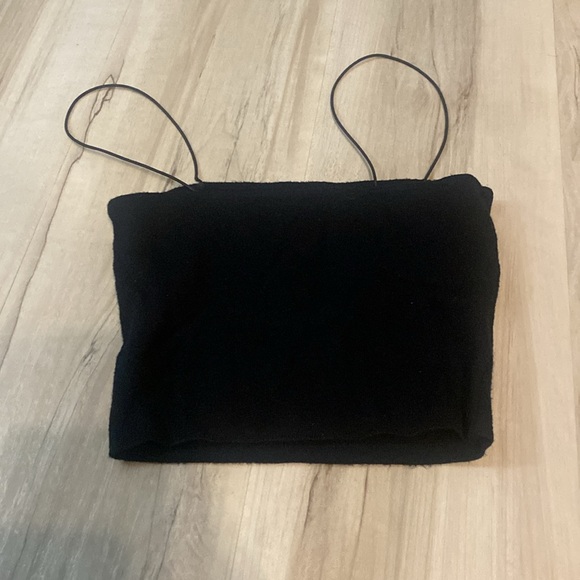 KENDALL & KYLIE | Black Rhinestone Angel Tank Top - Picture 5 of 5